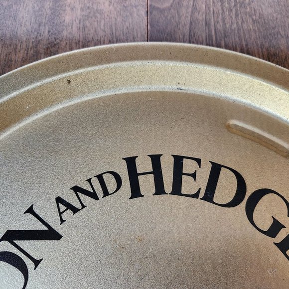 BENSON AND HEDGES PANATELLAS Metal Bar Tray Serving Tray Gold Tone - Picture 3 of 6